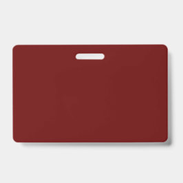 Donkerrood #650000, koperkorst badge