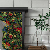 Donkerrood & Blauw Bloemen Chinoiserie Decoupage Tissuepapier