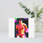 Donkerrood Briefkaart (Staand voorkant)