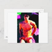 Donkerrood Briefkaart (Voorkant / Achterkant)