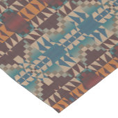 Donkerrood Bruin Blauwgroen Blauw Roest Sinaasappe Korte Tafelloper (Hoek)