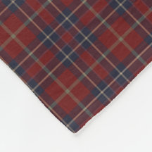 Donkerrood en marineblauw rustiek geruite