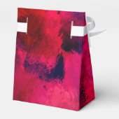 Donkerrood en Paars Abstract bedankt Bedankdoosjes (Achterkant)