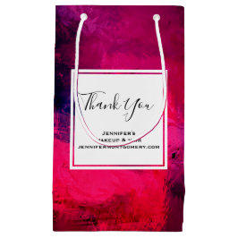 Donkerrood en Paars Krachtig Modern Abstract Bedan Klein Cadeauzakje