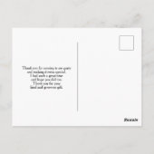 Donkerrood en Paars modern Abstract bedankt Briefkaart (Achterkant)