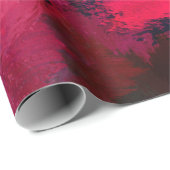 Donkerrood en paars, modern en abstract cadeaupapier (Rol Hoek)