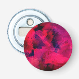 Donkerrood en Paars vet en modern Abstract Button Flesopener