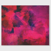 Donkerrood en Paars vet en modern Abstract Cadeaupapier (Vlak)