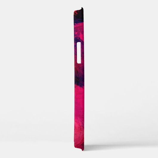 Donkerrood en Paars vet en modern Abstract Case-Mate iPhone Case (Achterkant / Rechts)