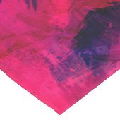 Donkerrood en Paars vet en modern Abstract Korte Tafelloper (Hoek)