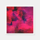 Donkerrood en Paars vet en modern Abstract Servet (Voorkant)