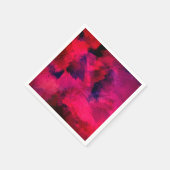 Donkerrood en Paars vet en modern Abstract Servet (Hoek)