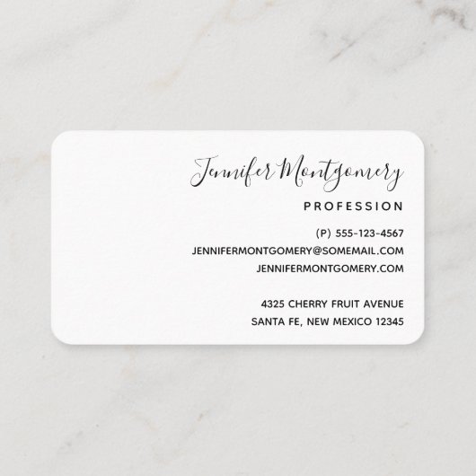 Donkerrood en Paars vet en modern Abstract Visitekaartje (Achterkant)