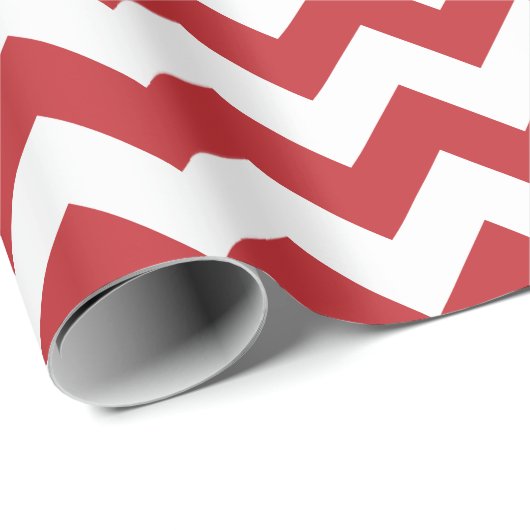 Donkerrood en wit, groot papier voor het verpakken (Rol Hoek)