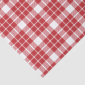 Donkerrood- en witpapier tissuepapier (Detail)