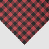 Donkerrood en zwart buffel plakpapier tissuepapier (Detail)