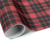 Donkerrood en zwart gepantserd omslagpapier cadeaupapier (Rol Hoek)