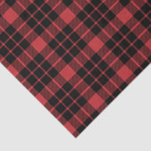 Donkerrood en zwart speelpapier tissuepapier (Detail)