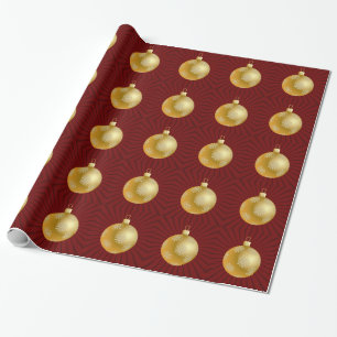 Donkerrood gestreepte stripte sierpapier cadeaupapier