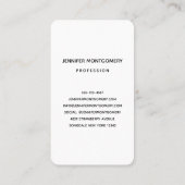 Donkerrood glam met laag satin Abstract ontwerp Visitekaartje (Achterkant)