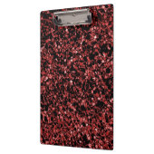 Donkerrood glitter Klembord (Links)