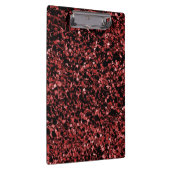 Donkerrood glitter Klembord (Rechts)