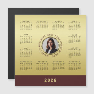 Donkerrood goud ontwerp, Logo of foto in gouden ci