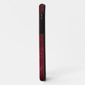Donkerrood grijze achtergrond grafisch ontwerp Case-Mate iPhone case (Achterkant/links)