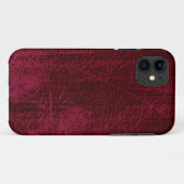 Donkerrood grijze achtergrond grafisch ontwerp Case-Mate iPhone case (Achterkant (horizontaal))