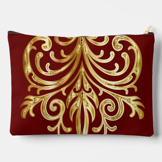 Donkerrood, Kerstcadeaus Authority® Large Etui (Achterkant)