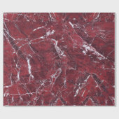 Donkerrood marmer-omslagpapier cadeaupapier (Vlak)
