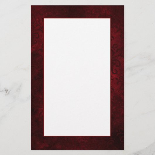 Donkerrood papier voor het schrijven van donkerroo (Voorkant)