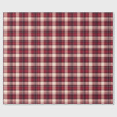 Donkerrood, Rood & Crème Plakpapier Cadeaupapier (Vlak)
