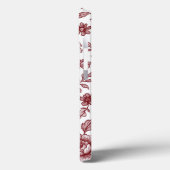 Donkerrood Roos Case-Mate iPhone Case (Achterkant / Links)