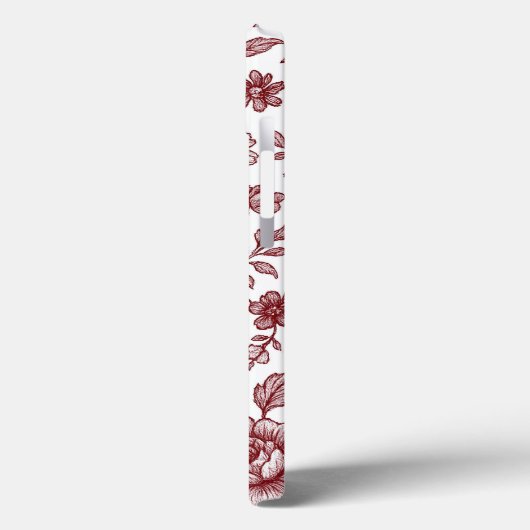 Donkerrood Roos Case-Mate iPhone Case (Achterkant / Links)