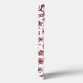 Donkerrood Roos Case-Mate iPhone Case (Achterkant / Rechts)