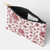 Donkerrood Roos Etui (Open)