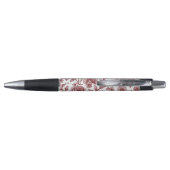 Donkerrood Roos Pen (Achterkant)