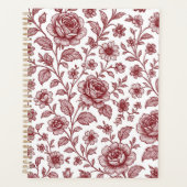 Donkerrood Roos Planner (Voorkant)