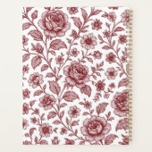 Donkerrood Roos Planner (Achterkant)