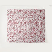 Donkerrood  Roos Wandkleed (Voorkant (horizontaal))