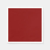 Donkerrood Servet (Voorkant)