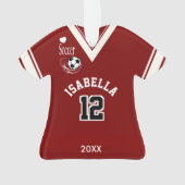 Donkerrood Shirt Ornament (achterkant)