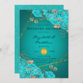 Donkerrood Sinaasappel met afdruk van het huwelijk Kaart