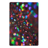 Donkerrood Sparkling Mini Klembord (Achterkant)