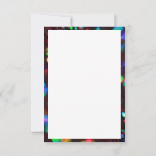 Donkerrood sprankelende bedankkaarten bedankkaart (Achterkant)