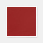 Donkerrood Standaard Cocktail Papier servet (Voorkant)