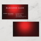 Donkerrood stijlvol Visitekaartje voor charmerbehe (Voorkant / Achterkant)