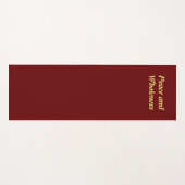 Donkerrood, vast rood, diep rood, eco, niet giftig yogamat (Voorkant (horizontaal))