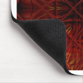 Donkerrood zwart patroon muismat (Hoek)